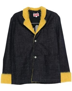 KENZO Fur Tailored Jacket - Black