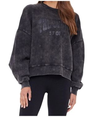 The Upside Cosmic Paloma Logo Crew-Neck Sweatshirt - Blue