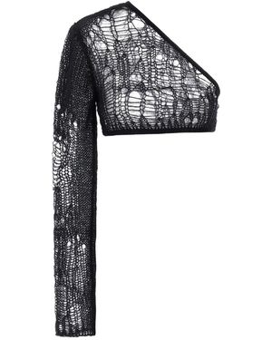 Rick Owens Spider Ziggy Top - Black