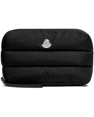 Moncler Caradoc Quilted Beauty Case - Black