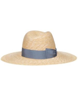Borsalino Wide-Brim Hat - Metallic