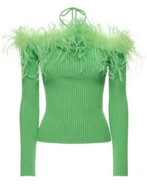 GIUSEPPE DI MORABITO Feather Jumper - Green