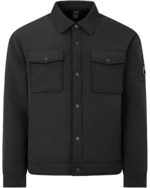 Moose Knuckles Button-Fastening Shirt Jacket - Black