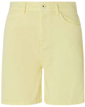 Marella Belt Loop Shorts - Yellow
