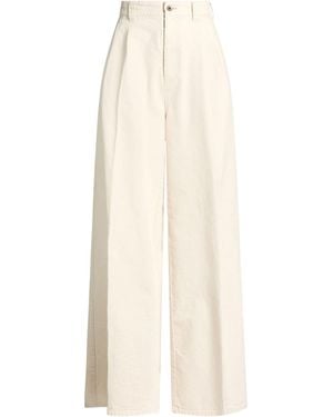 Maison Margiela Trousers Cotton - White