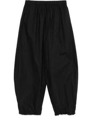 Pinko Lightweight Drawstring Balloon Trousers - Black
