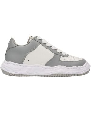 Maison Mihara Yasuhiro Tie Low Upper Board Shoes - White