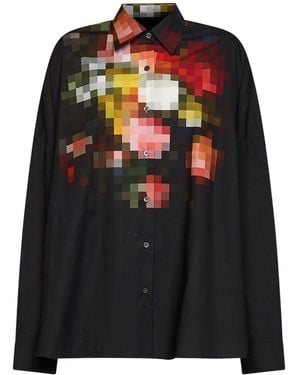 Dries Van Noten Oversized Cocoon Shirt - Black