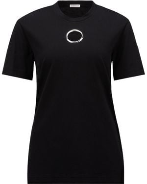 Moncler X Willow Smith Ring-Detailed Crewneck T-Shirt - Black