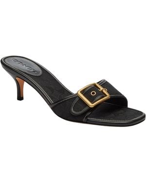 COACH Simple Mules - Black