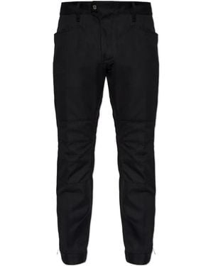 DSquared² Panelled Slim-Fit Casual Trousers - Black
