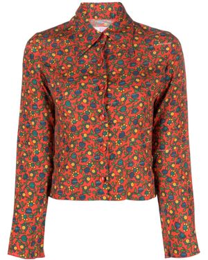 ERL Long-Sleeved Shirt - Brown
