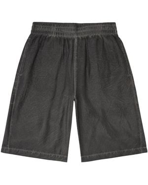 DIESEL P-Leon Elasticated Waisband Shorts - Grey