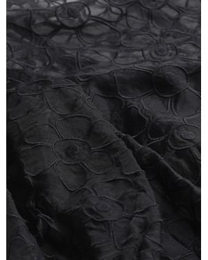RED Valentino Floral Embroidered Blouse - Black
