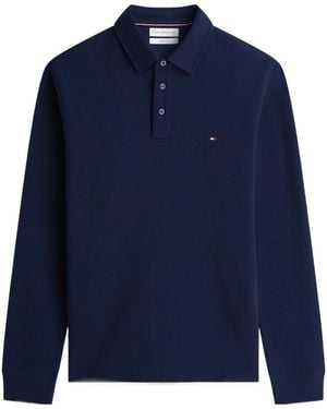 Tommy Hilfiger Solid Colour Polo Shirt - Blue