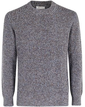 Kangra Cashmere Ribbed Jumper - Grey