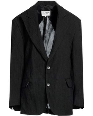 MM6 by Maison Margiela Minimalist Blazer - Black
