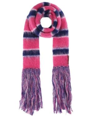 Marni Fringed Striped Scarf - Pink