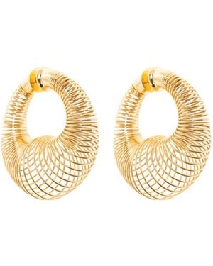 Alaïa Spiral Earrings - Metallic