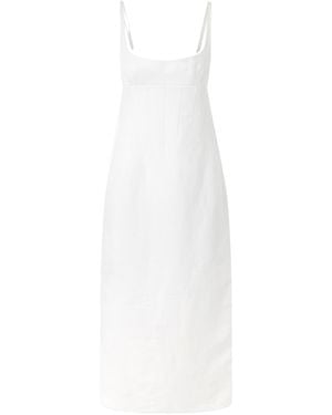 KHAITE Lotte Midi Dress - White