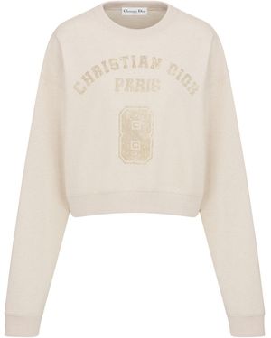 Dior Cropped Sweatshirt - White