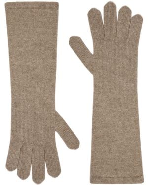 Max Mara Cashmere Gloves - White