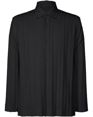 Homme Plissé Issey Miyake Homme Plissé Issey Miyake Edge Ensemble Shirt - Black