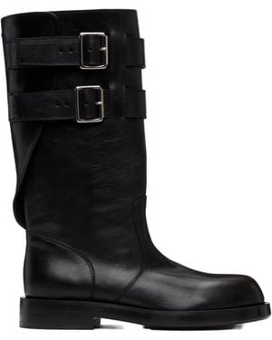 Ann Demeulemeester Osmo Mid-Cut Boots - Black