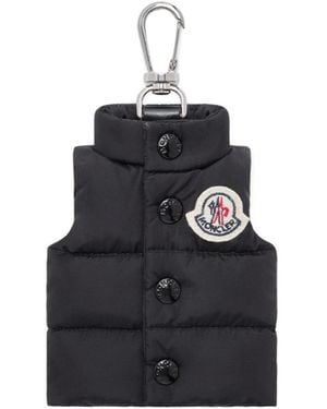 Moncler Down Vest Shape Key Ring - Blue