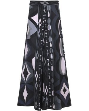 PUCCI Silk Trousers - Blue