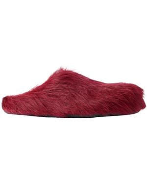 Marni Fussbett Mules - Red