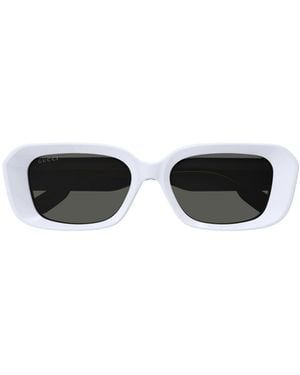 Gucci Eyewear Rectangle Frame Sunglasses - Black