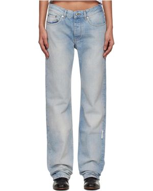 Off-White c/o Virgil Abloh New 90S Straight Leg Jeans - Blue