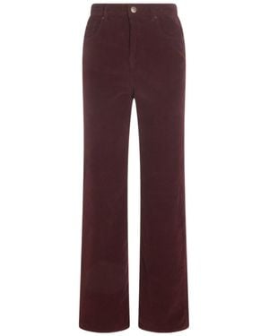 Twinset Straight-Leg Casual Pants - Purple