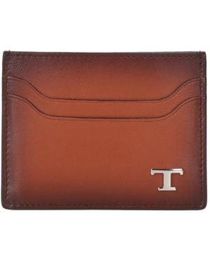 Tod's Logo-Plaque Credit Card Holder