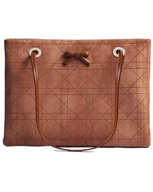 Dior Medium Promenade Shopping Bag - Brown