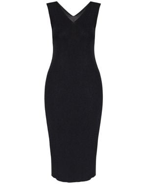 Moncler Knitted Midi Dress - Blue