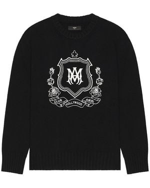 Amiri Ma Crest Crew - Black