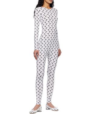 Marine Serre Moon Jumpsuit - White