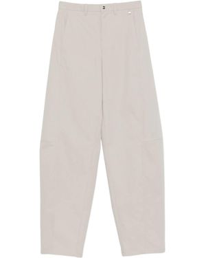 Herno Casual Trousers With Belt Loops - White