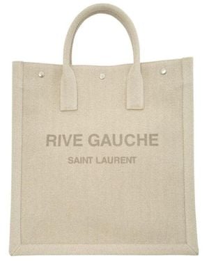 Saint Laurent Rive Gauche Tote Bag - Natural