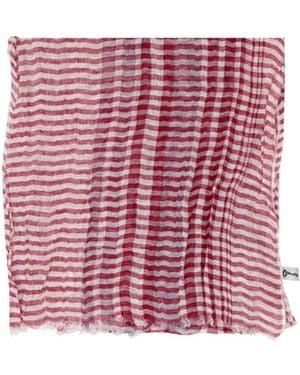 Lela Rose Striped Scarf - Red