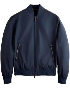 Tod's Long-Sleeved Bomber Jacket - Blue