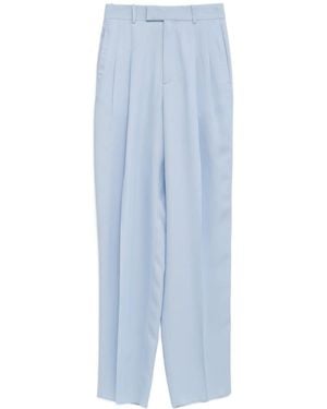 Bottega Veneta Tailored Straight-Leg Trousers - Blue
