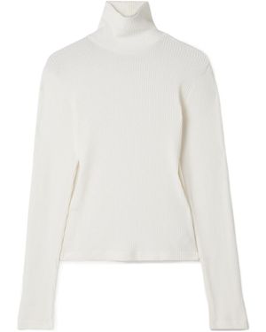 Citizens of Humanity Caradene Ribbed Turtleneck Jumper - White