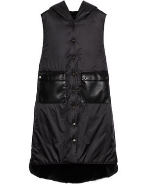 Max Mara The Cube Buttoned Sleeveless Jacket - Black