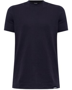 DSquared² Logo Underwear T-Shirt - Blue