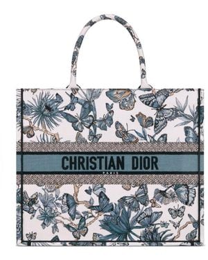Dior Large Book Tote - Blue