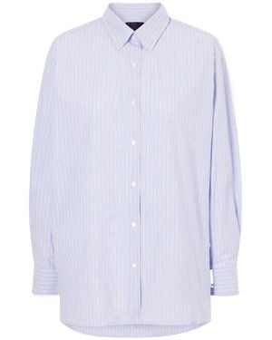 Nili Lotan Striped Cotton Shirt - White