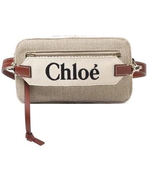 Chloé Logo Wallet - White